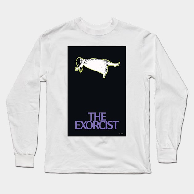 The Exorcist Movie Art Long Sleeve T-Shirt by PhilRayArt
